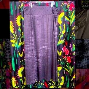 The north face maxi skirt grey gray super soft fleece lined